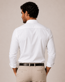 Camisa Calvin Klein ML Slim Fit Poliamida Ck Peito - Henri Store