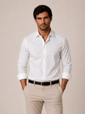 Camisa Calvin Klein ML Slim Fit Poliamida Ck Peito - Henri Store
