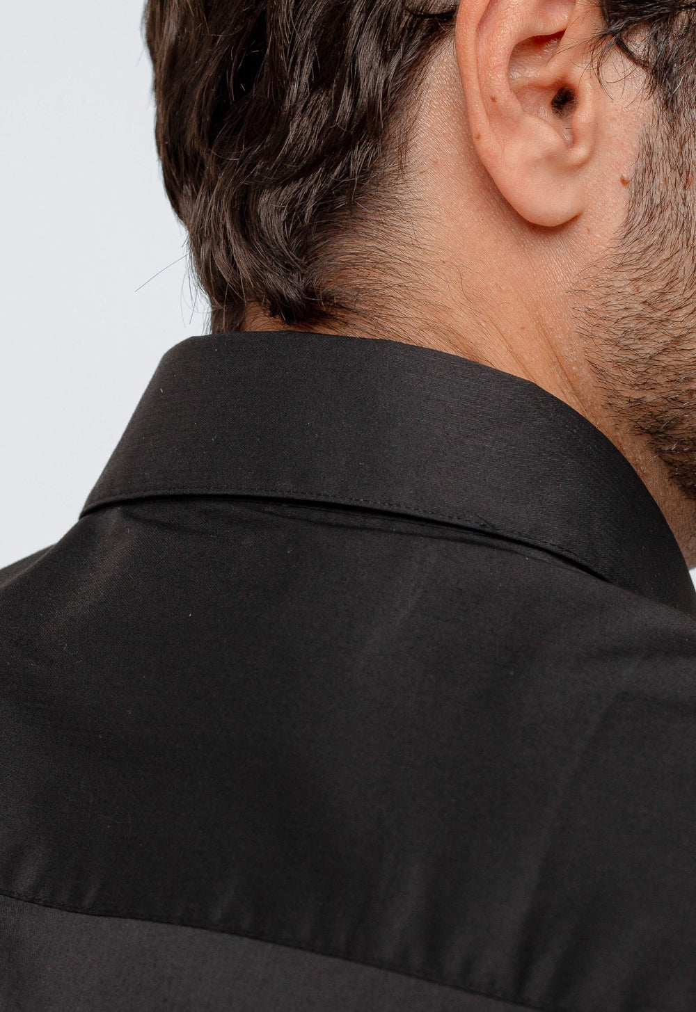 Camisa Calvin Klein ml Slim Fit Poliamida Preto - Henri Store