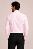 Camisa Calvin Klein ML Slim Fit Poliamida Rosa Claro - Henri Store