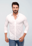 Camisa Calvin Klein Slim Cannes Basica Essential Branco - Henri Store