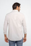 Camisa Calvin Klein Slim Fit Cannes Cinza Claro - Henri Store