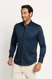 Camisa Dom Henrico Acetinada com Elastano Ml - Henri Store