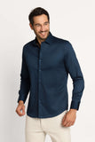 Camisa Dom Henrico Acetinada com Elastano Ml - Henri Store