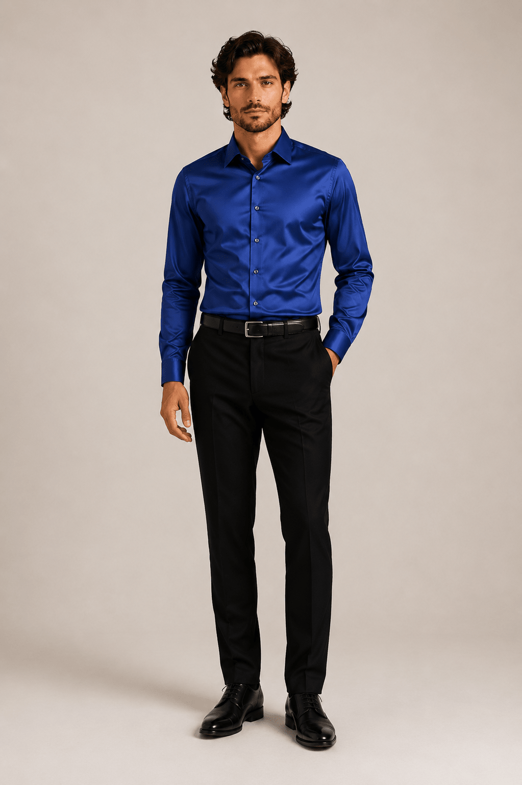 Camisa Dom Henrico Gola Francesa em Algodão Egípcio ML - Henri Store