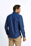 Camisa Dom Henrico Jeans Ml Slim Fit - Henri Store
