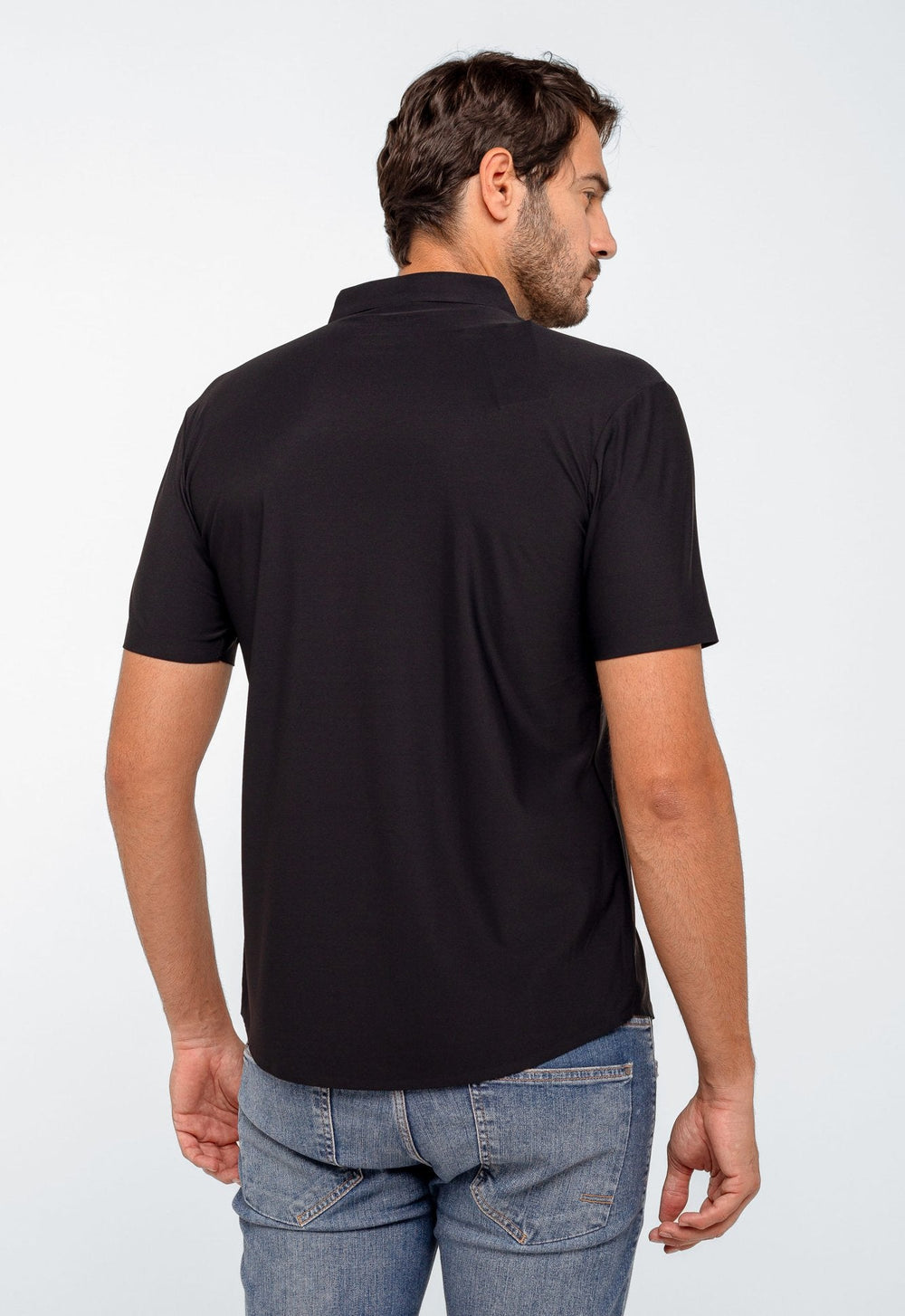 Camisa Dom Henrico Manga Curta Poliamida - Henri Store