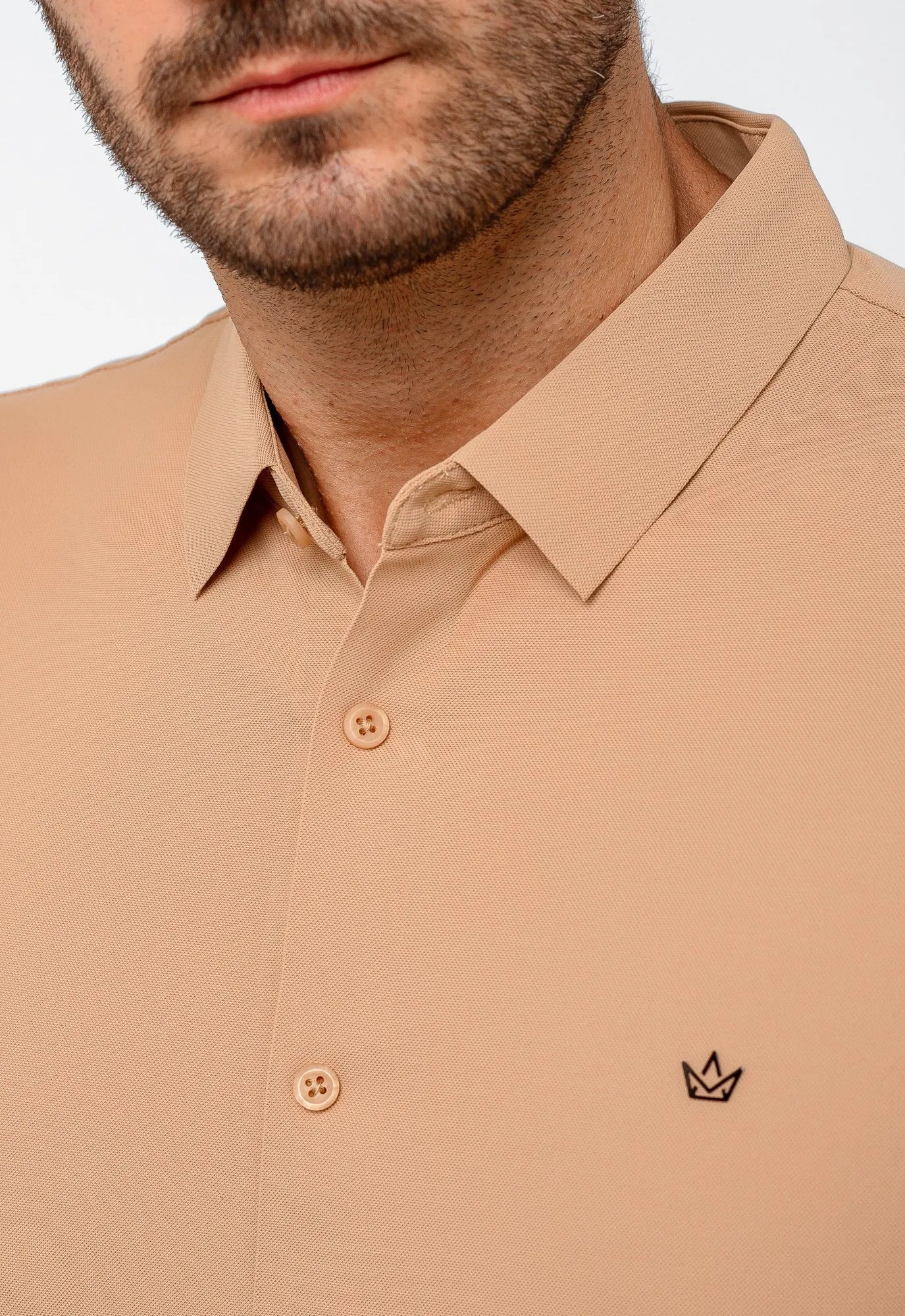 Camisa Dom Henrico Manga Curta Poliamida - Henri Store