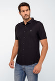 Camisa Dom Henrico Manga Curta Poliamida - Henri Store