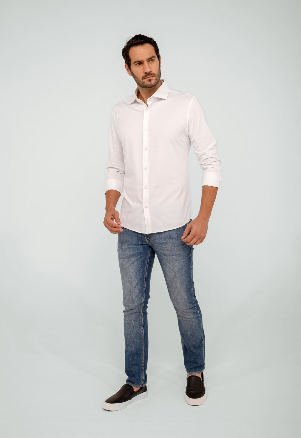 Camisa Dom Henrico Manga Longa Regular Algodão - Henri Store