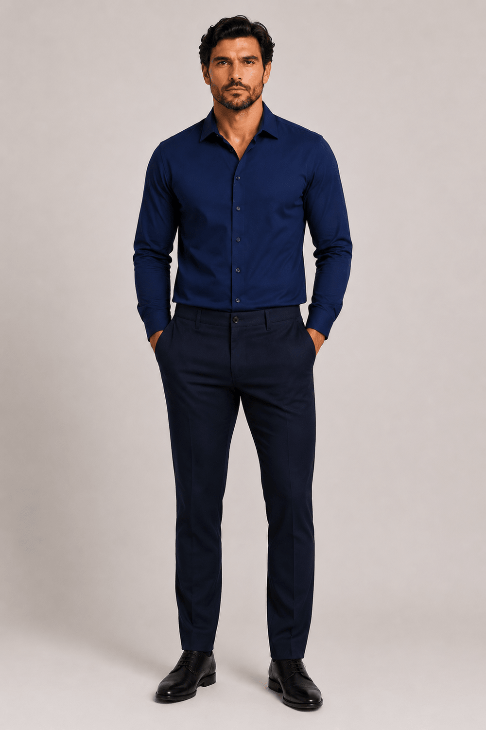Camisa Dom Henrico Manga Longa Regular Algodão - Henri Store