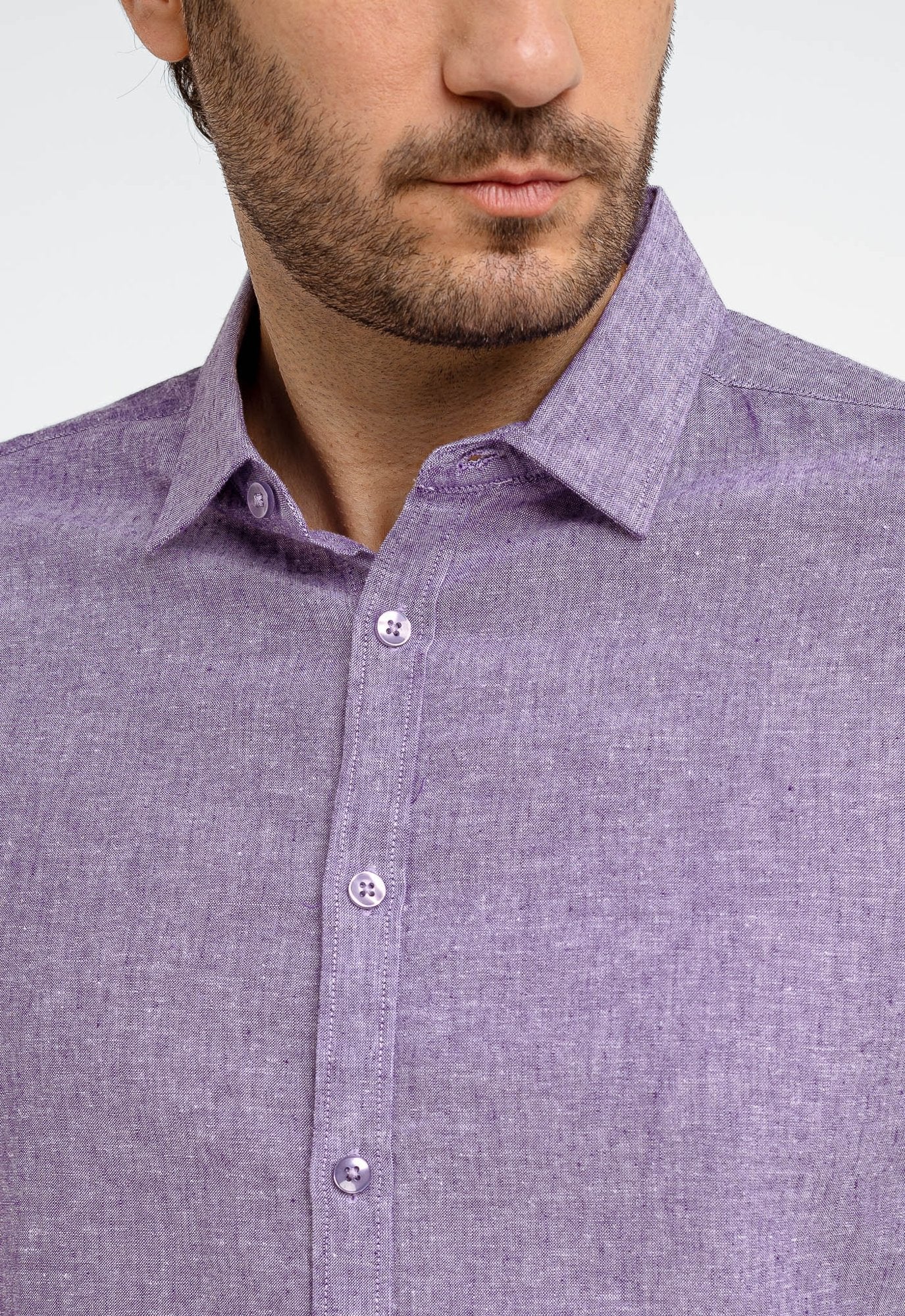 Camisa Dom Henrico Manga Longa Regular Linho - Henri Store