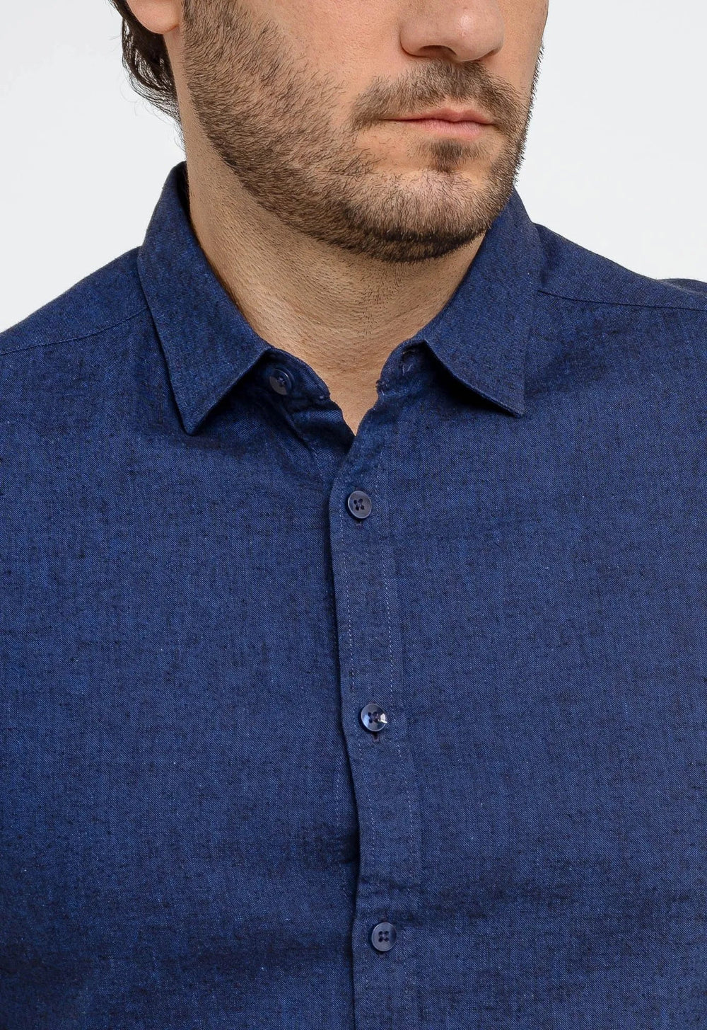 Camisa Dom Henrico Manga Longa Regular Linho - Henri Store