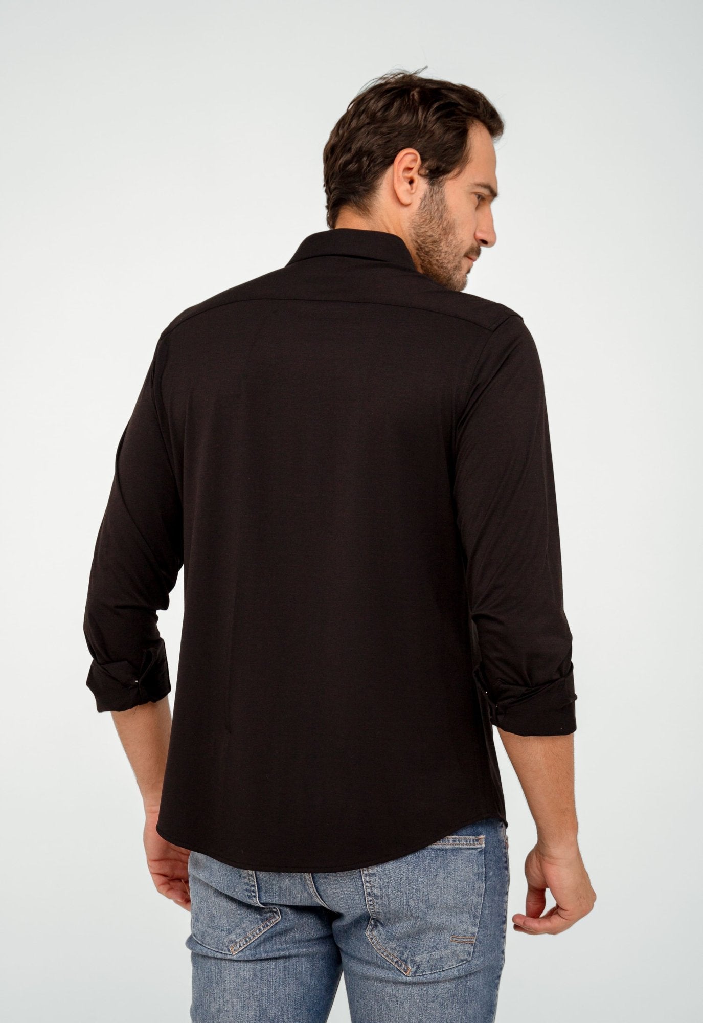 Camisa Dom Henrico Manga Longa Regular Poliéster - Henri Store