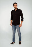 Camisa Dom Henrico Manga Longa Regular Poliéster - Henri Store