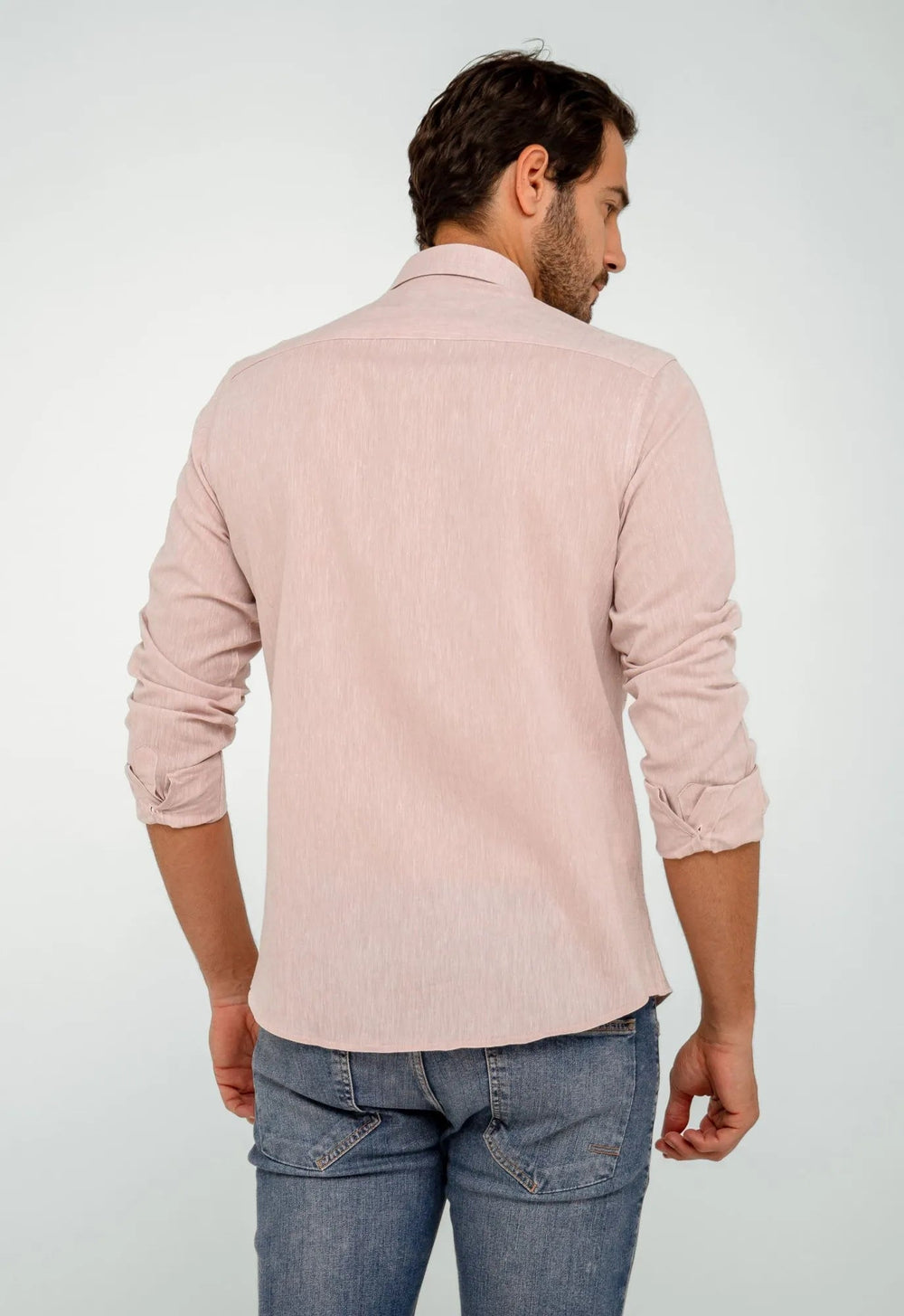 Camisa Dom Henrico Manga Longa Slim Fit Linho - Henri Store