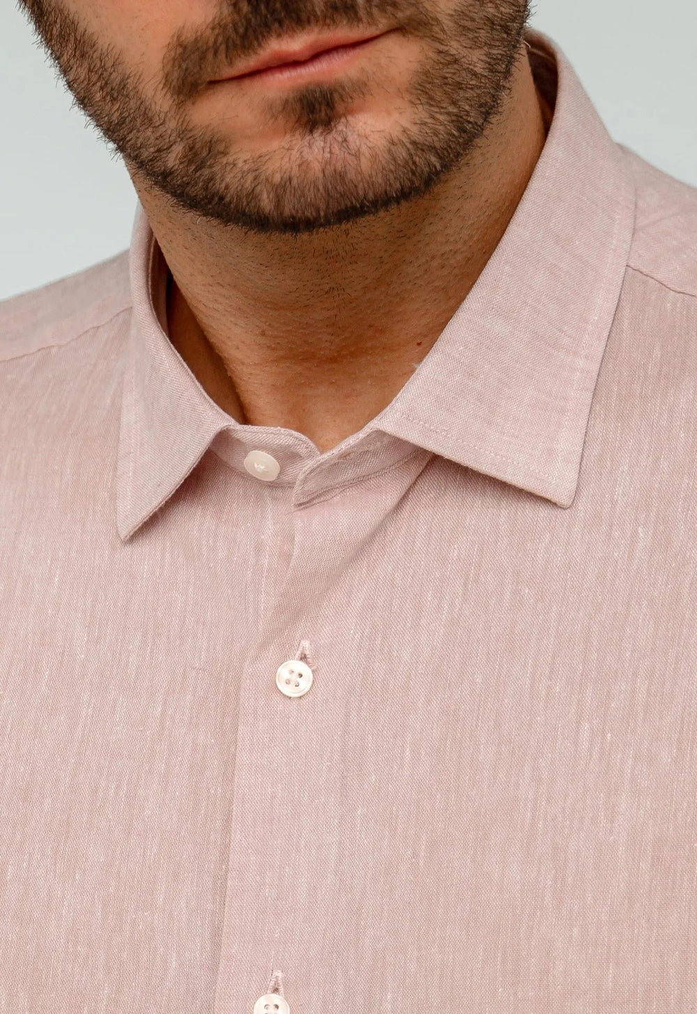 Camisa Dom Henrico Manga Longa Slim Fit Linho - Henri Store