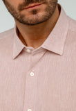 Camisa Dom Henrico Manga Longa Slim Fit Linho - Henri Store