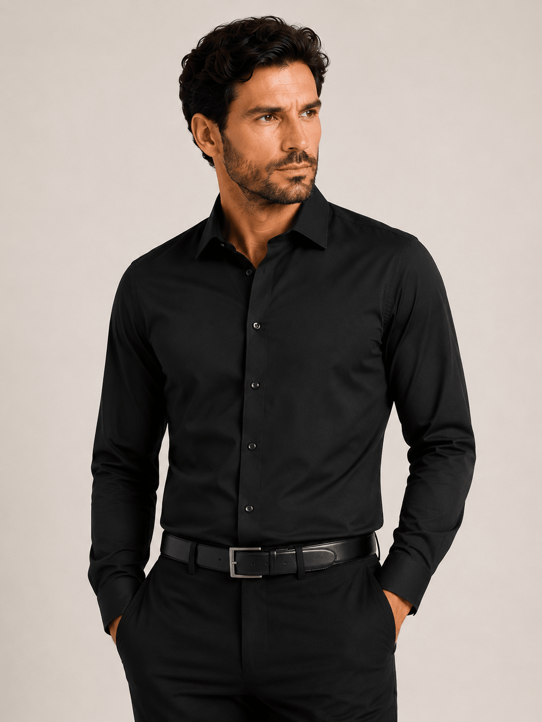 Camisa Dom Henrico Manga Longa Slim Fit Modal - Henri Store