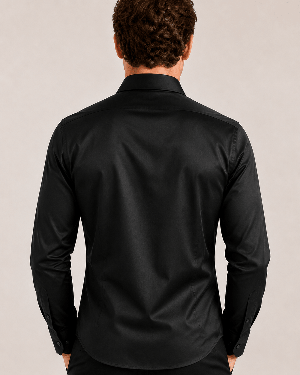 Camisa Dom Henrico ML Acetinada Lisa - Henri Store