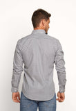 Camisa Dom Henrico Ml Alfaiataria Xadrez Branca C/ Marinho - LIVE - Henri Store