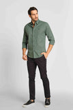 Camisa Dom Henrico Ml Alfaiataria Xadrez Verde - Henri Store