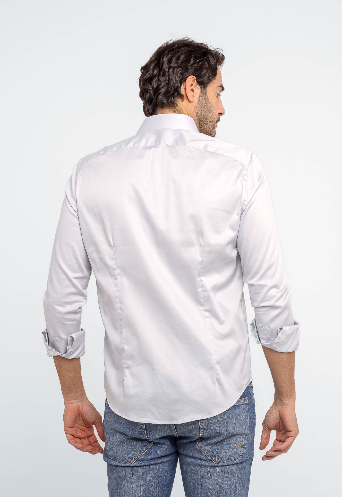 Camisa Dom Henrico ML C/ Botão Algodão Egípcio - Henri Store