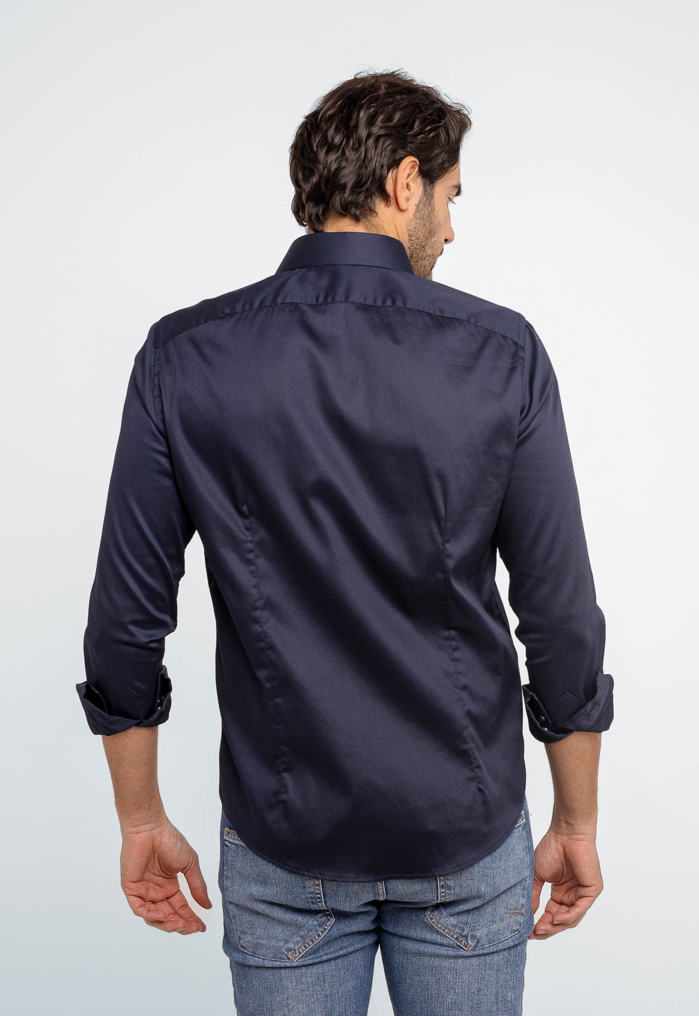 Camisa Dom Henrico ML C/ Botão Algodão Egípcio - Henri Store