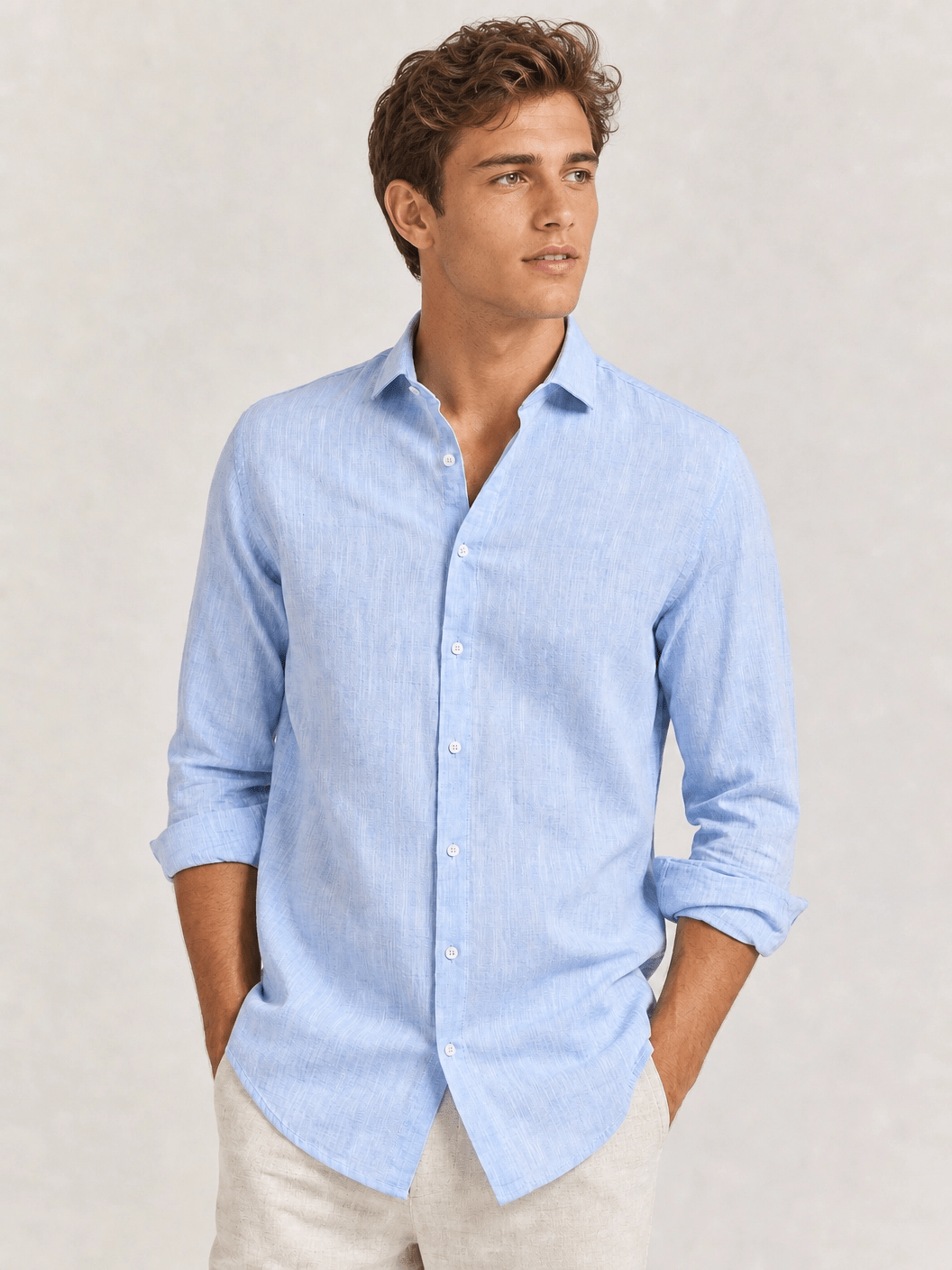 Camisa Dom Henrico ML Linho Regular - Henri Store