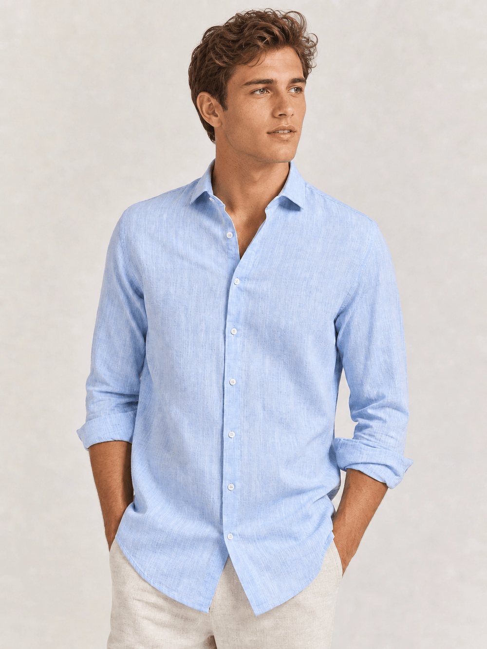 Camisa Dom Henrico ML Linho Regular - Henri Store