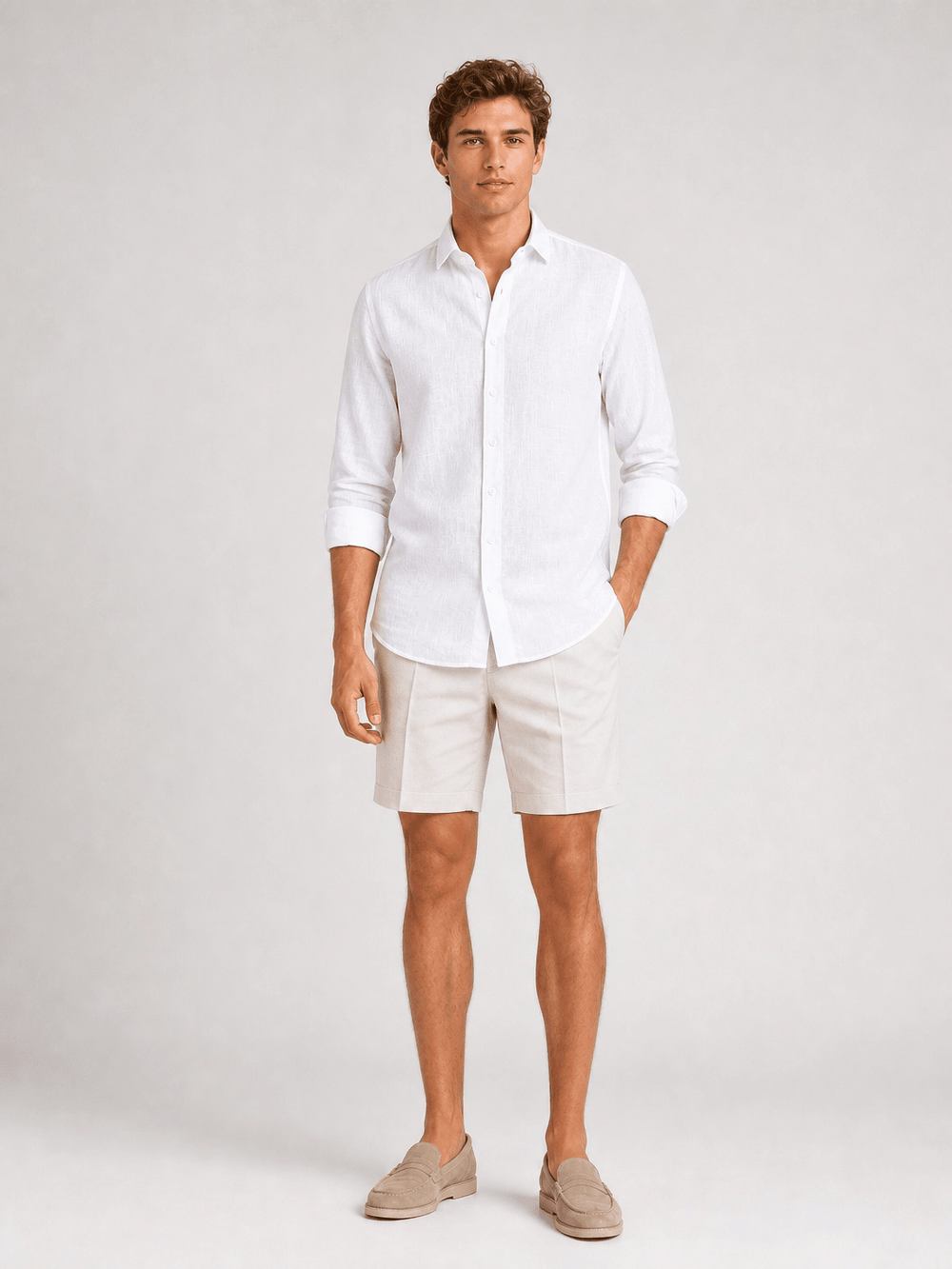 Camisa Dom Henrico ML Linho Regular - Henri Store