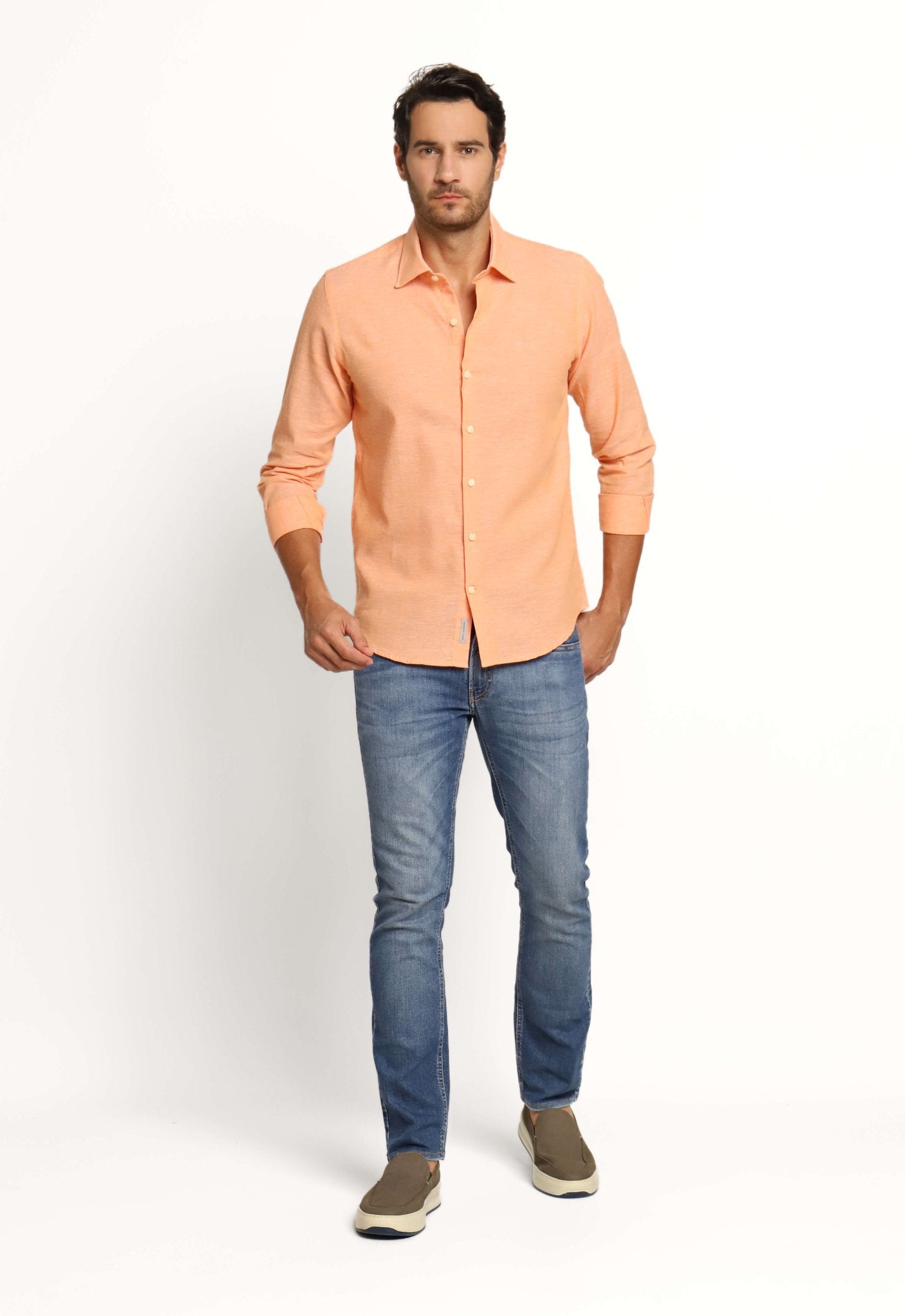 Camisa Dom Henrico ml Linho - Henri Store