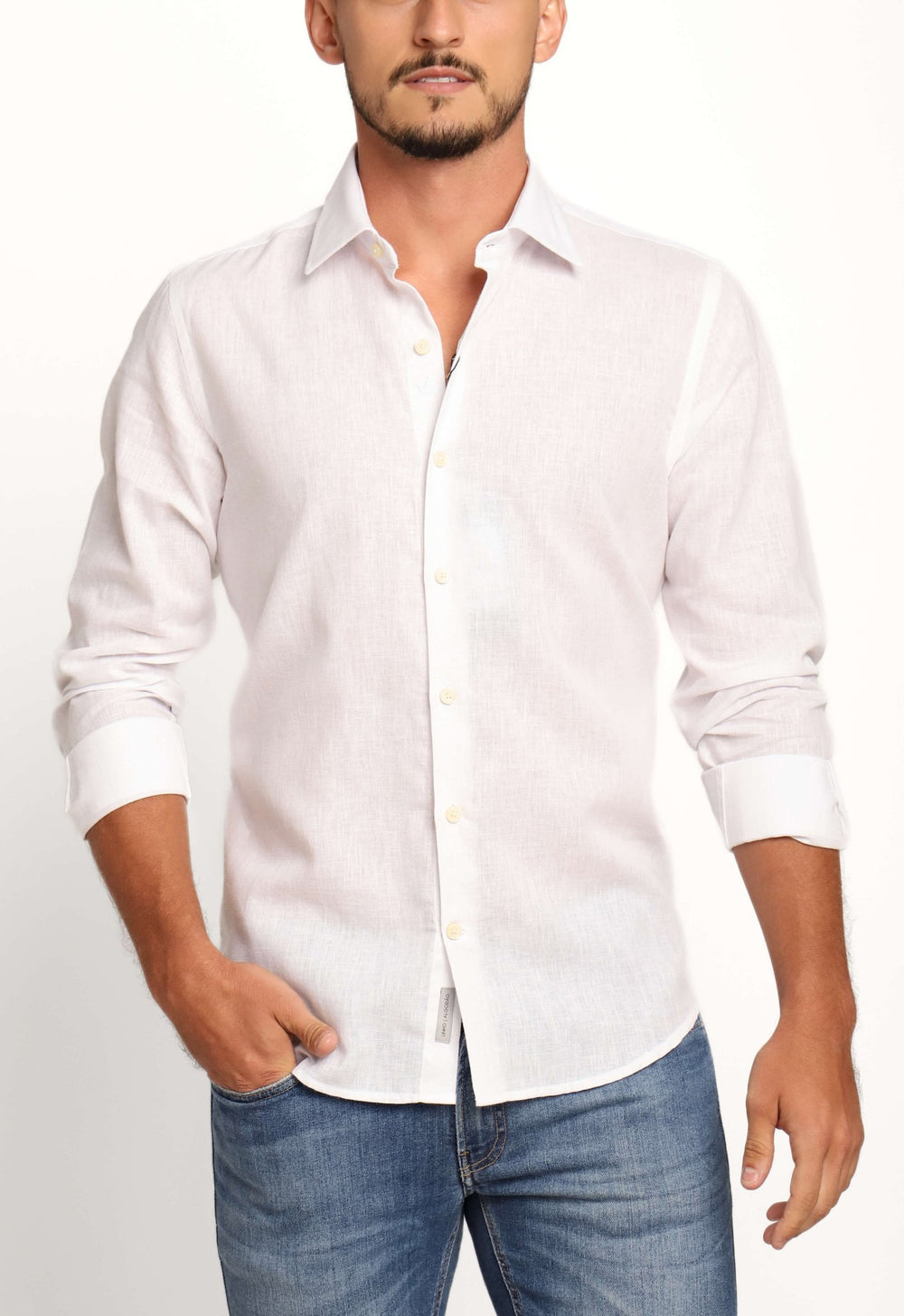 Camisa Dom Henrico ml Linho - Henri Store