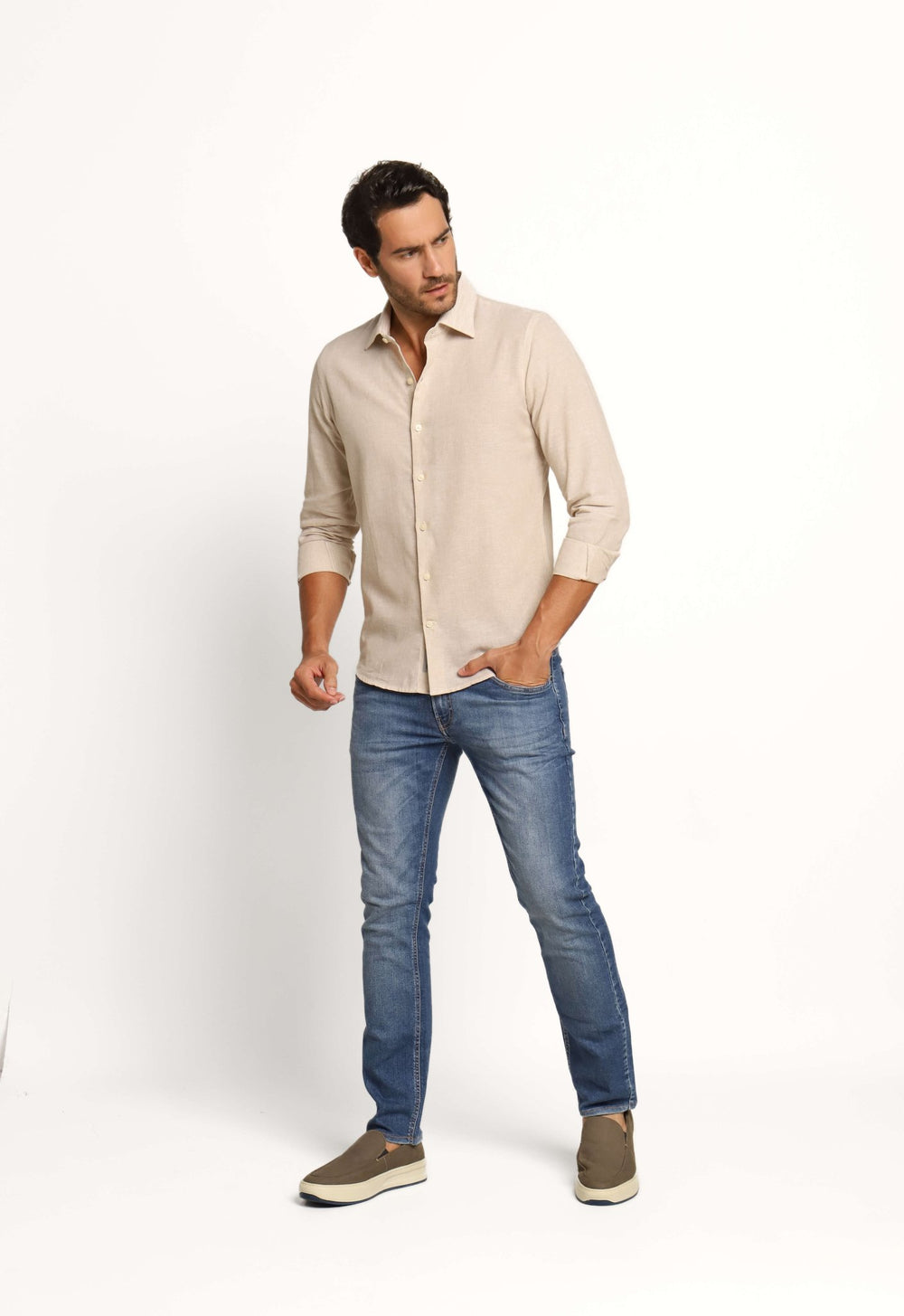 Camisa Dom Henrico ml Linho - Henri Store