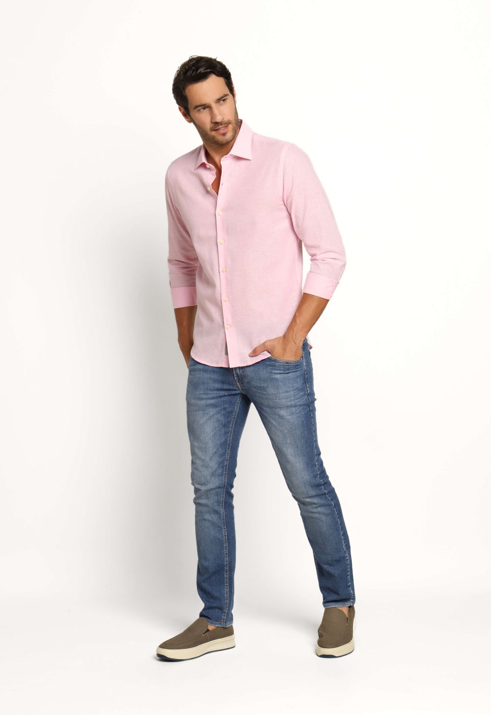 Camisa Dom Henrico ml Linho - Henri Store