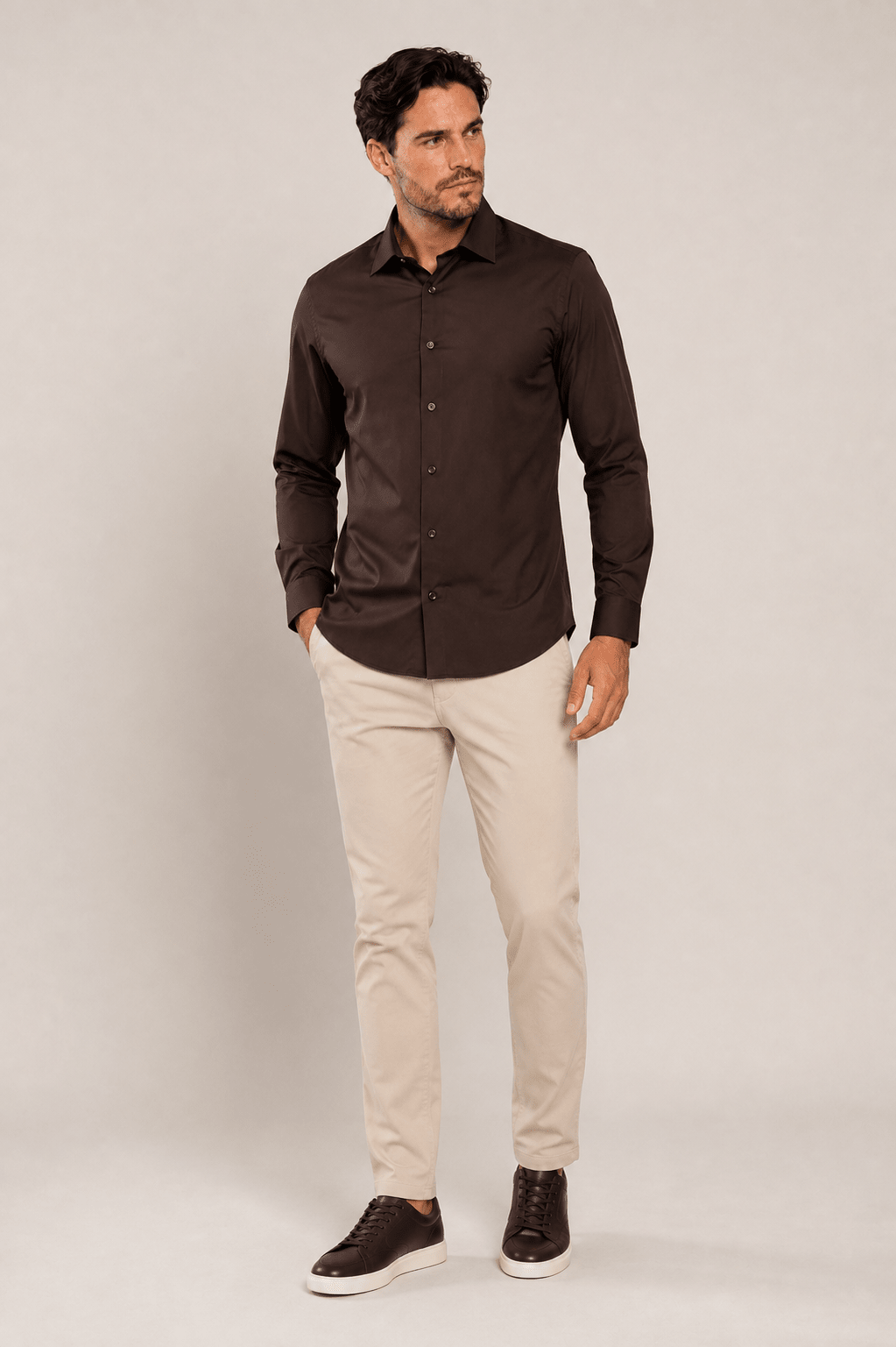 Camisa Dom Henrico ML Malha Tech - Henri Store