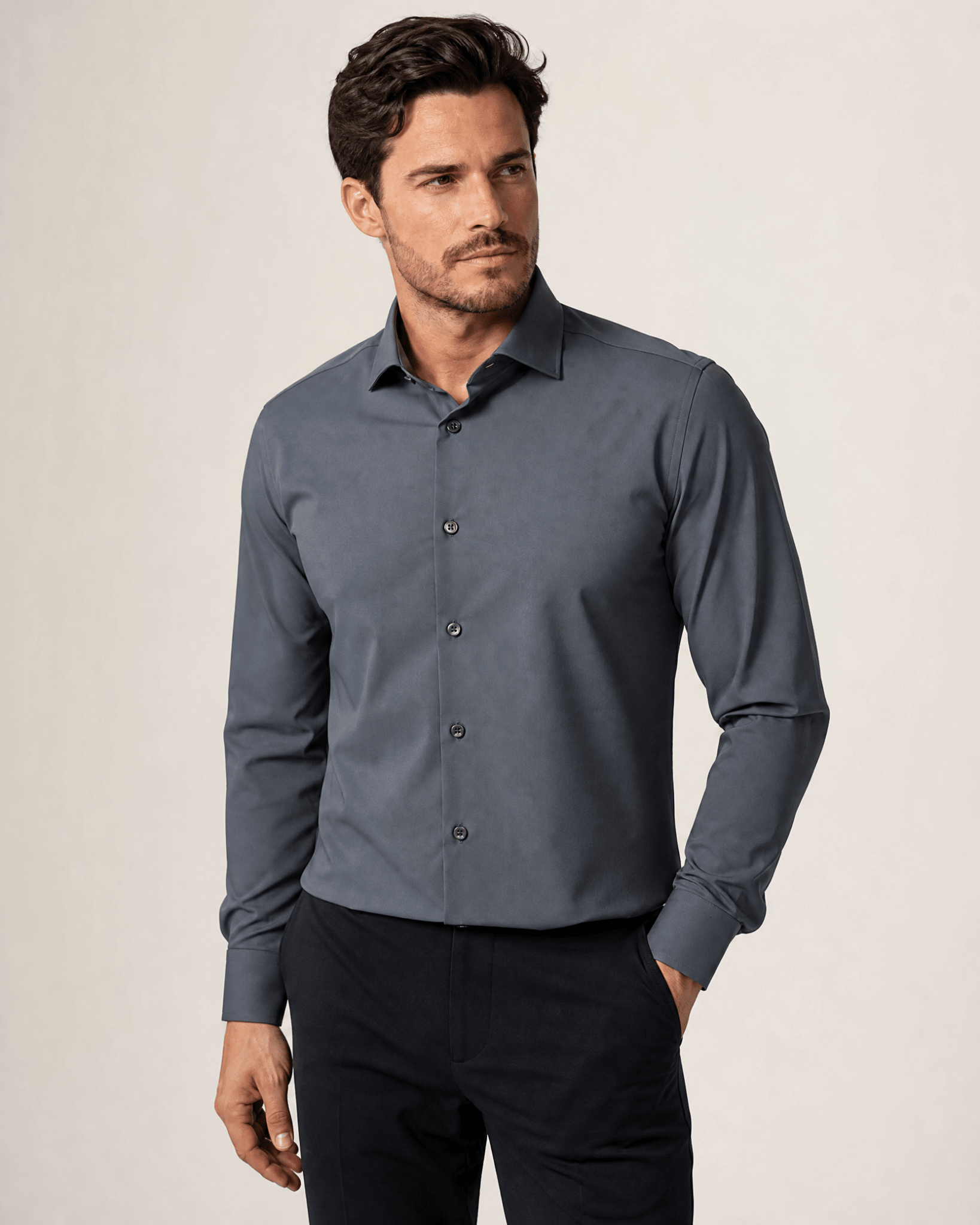 Camisa Dom Henrico ML Malha Tech - Henri Store