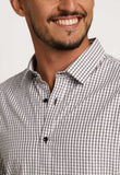 Camisa Dom Henrico Ml Regular Fit Xadrez Branco - Henri Store