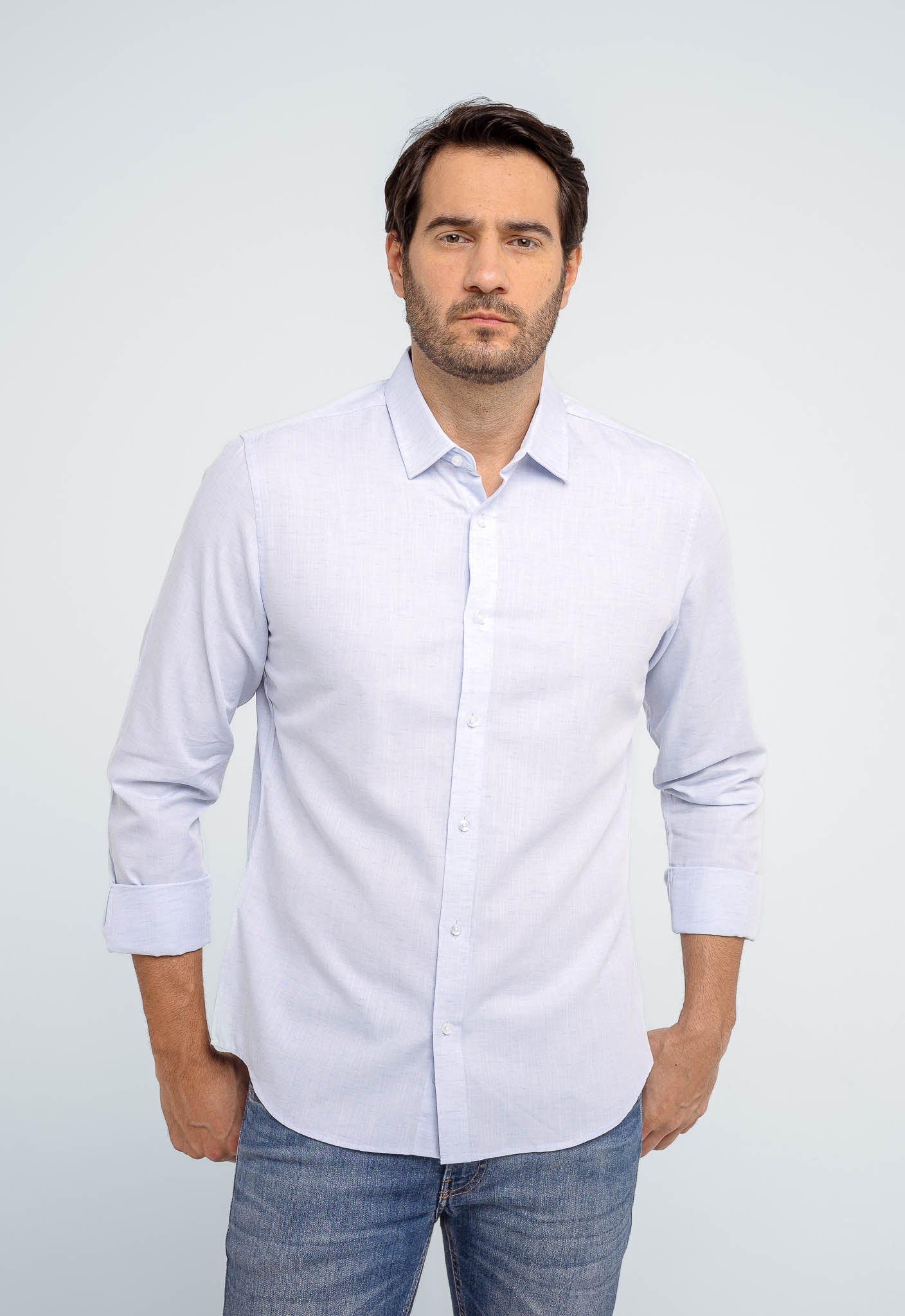 Camisa Dom Henrico ml Slim Fit Austin - Henri Store