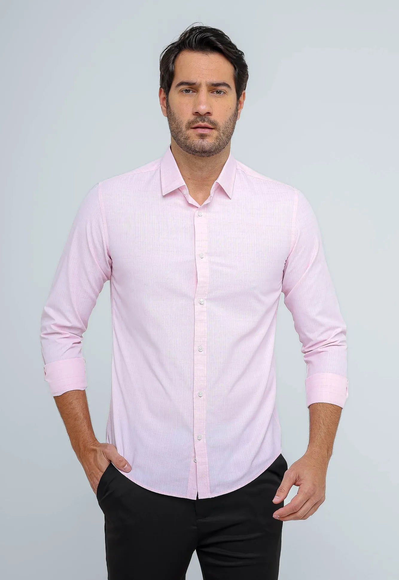 Camisa Dom Henrico ml Slim Fit Austin - Henri Store