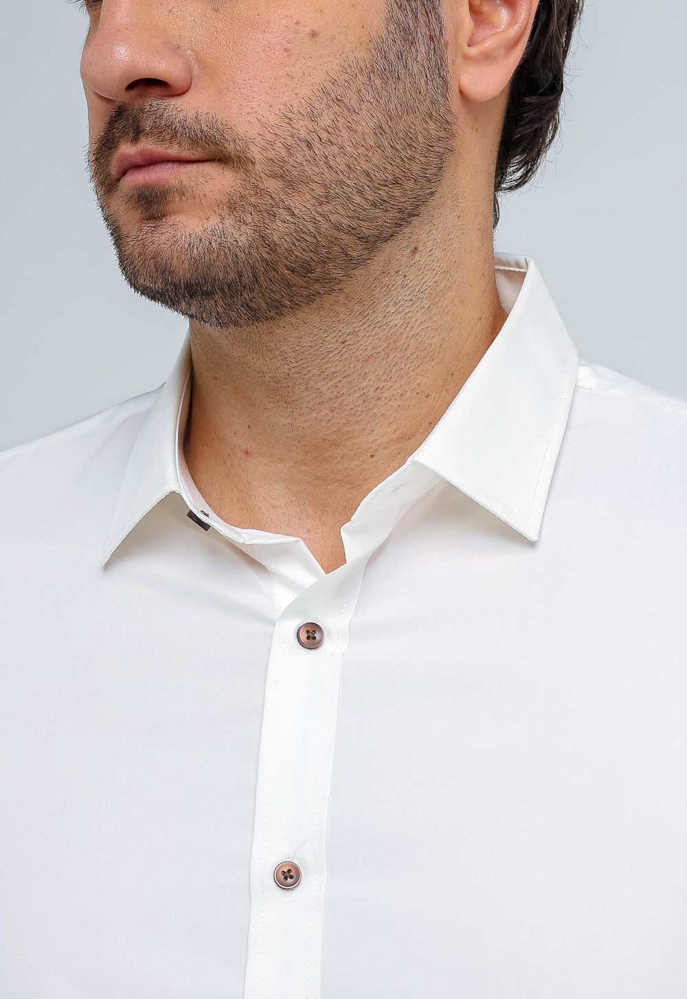 Camisa Dom Henrico Ml Slim Fit Branco - Henri Store