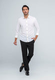 Camisa Dom Henrico Ml Slim Fit Branco - Henri Store