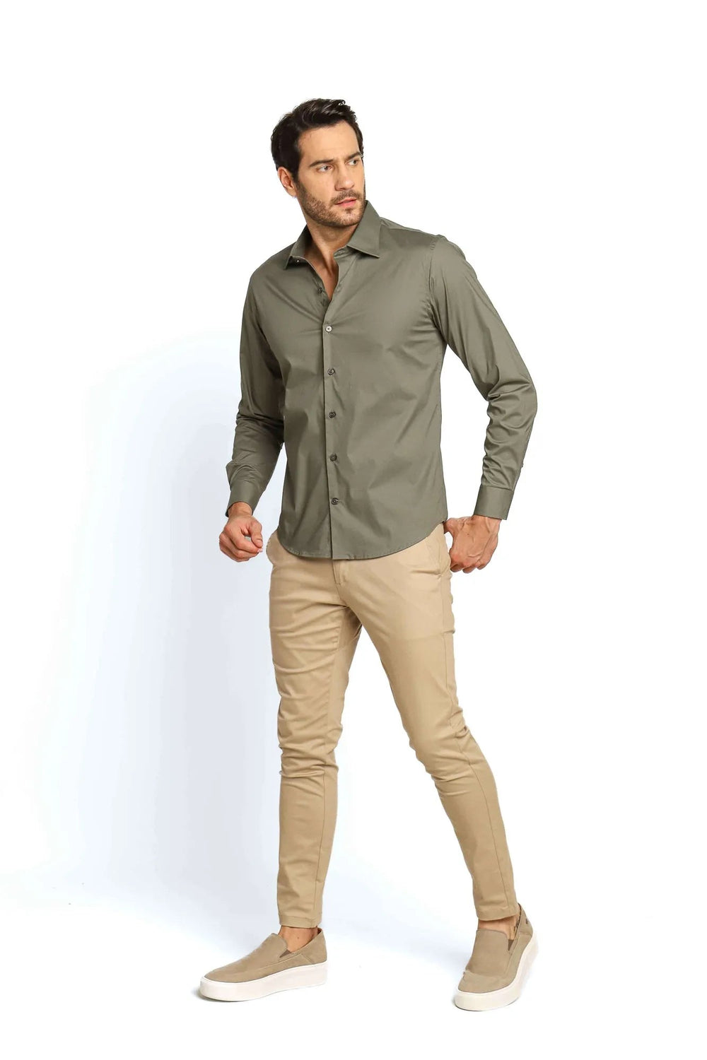 Camisa Dom Henrico ml Slim Fit Firenze - Henri Store