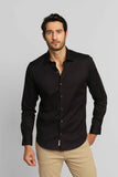 Camisa Dom Henrico ml Slim Fit Maquinetada - Henri Store