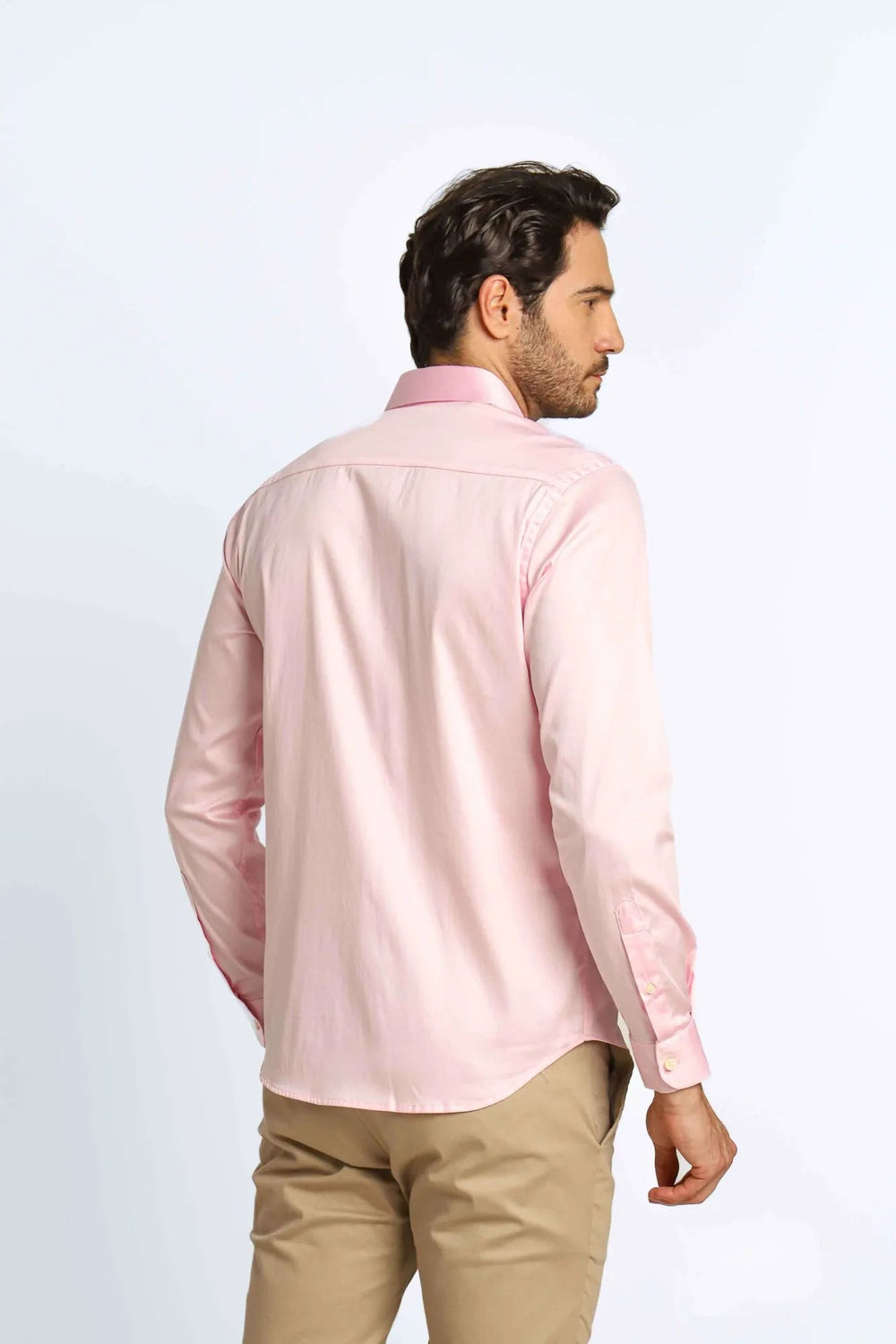 Camisa Dom Henrico ml Slim Fit Milano Acetinada - Henri Store