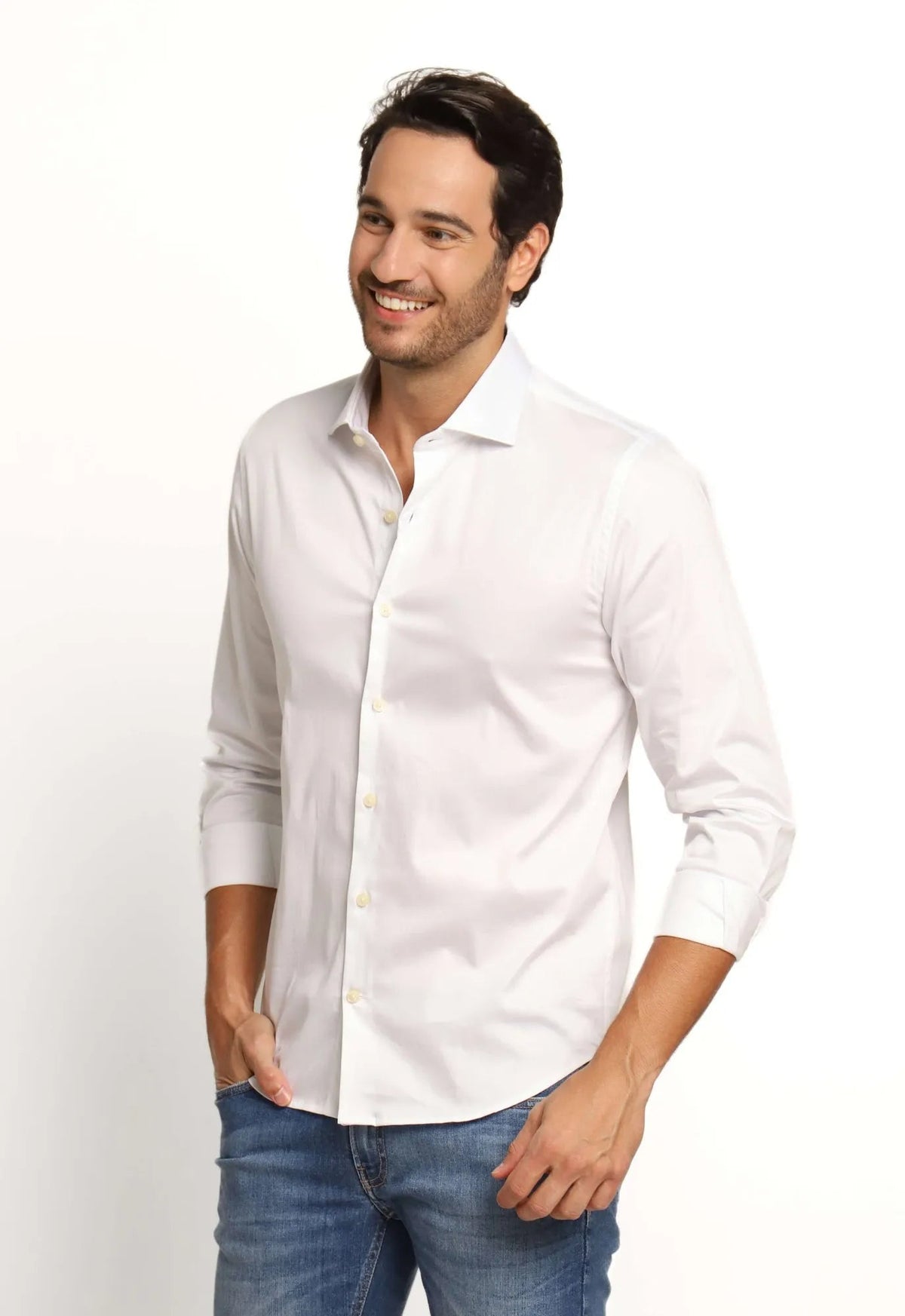 Camisa Dom Henrico ml Slim Fit Milano Acetinada - Henri Store