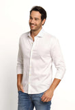Camisa Dom Henrico ml Slim Fit Milano Acetinada - Henri Store