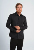 Camisa Dom Henrico ml Slim Fit Poliamida
