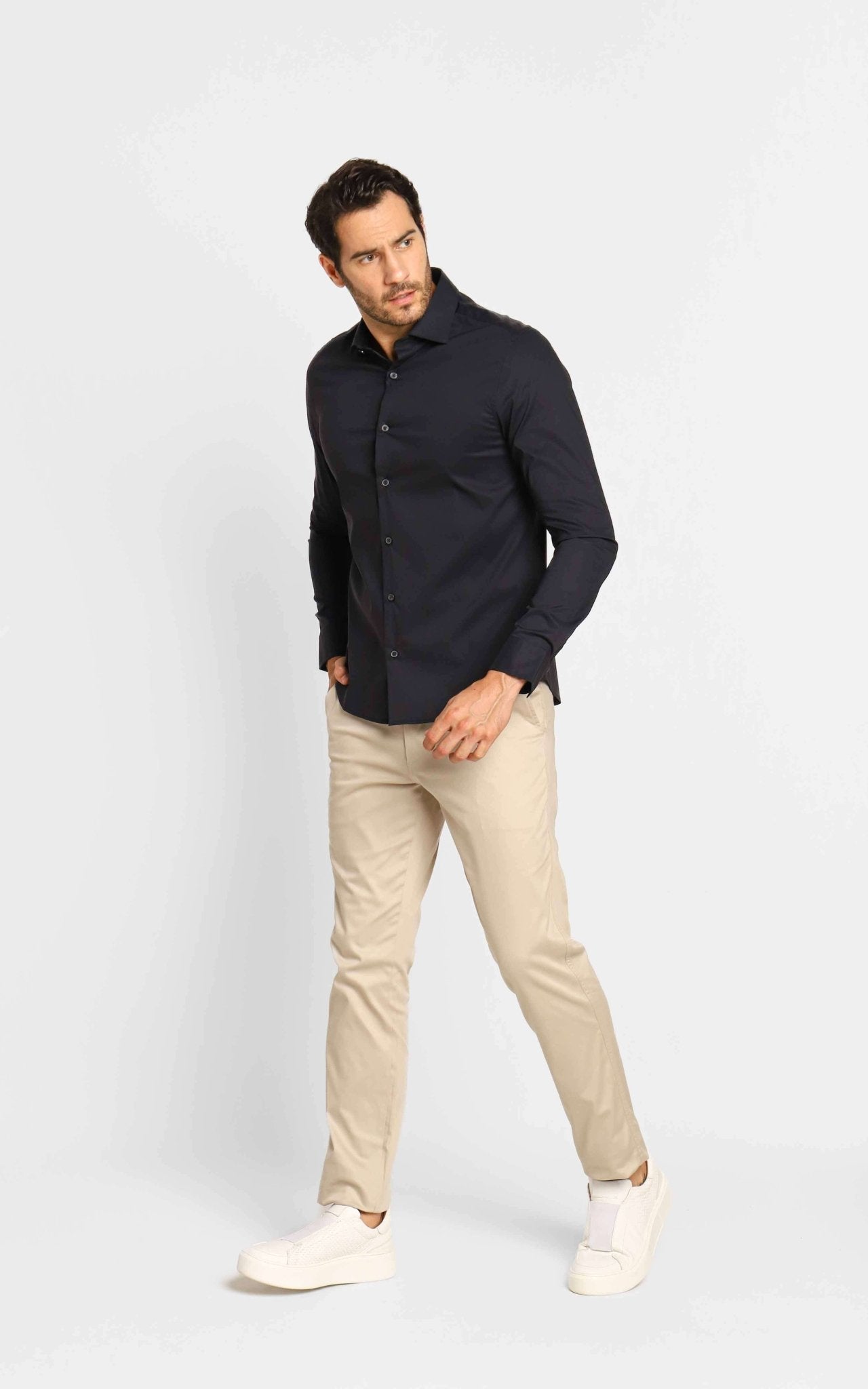 Camisa Dom Henrico ml Slim Fit Rivne - Henri Store