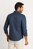 Camisa Dom Henrico Ml Slim Fit Xadrez Marinho - Henri Store